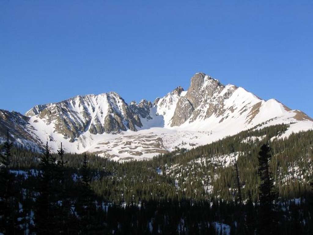 Nokhu Crags from Michigan Ditch