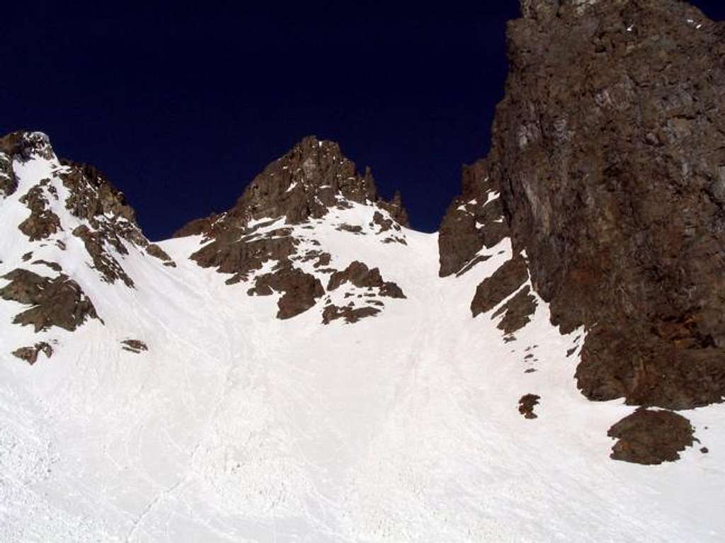 Nokhuloir and Grand Central Couloir
