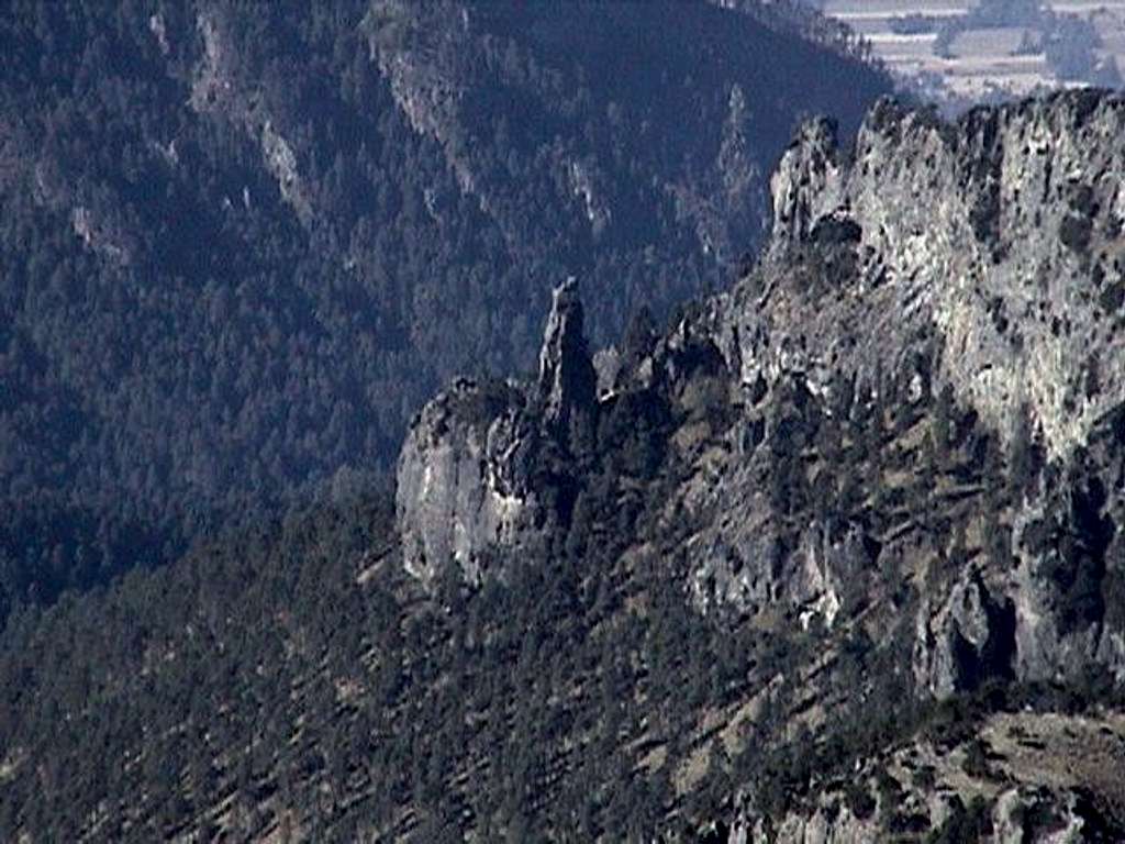 An Iztaccihuatl cliff
