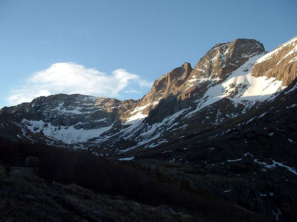 From Willow Lake Basin