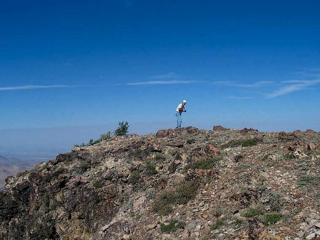 The top of Hayden Peak