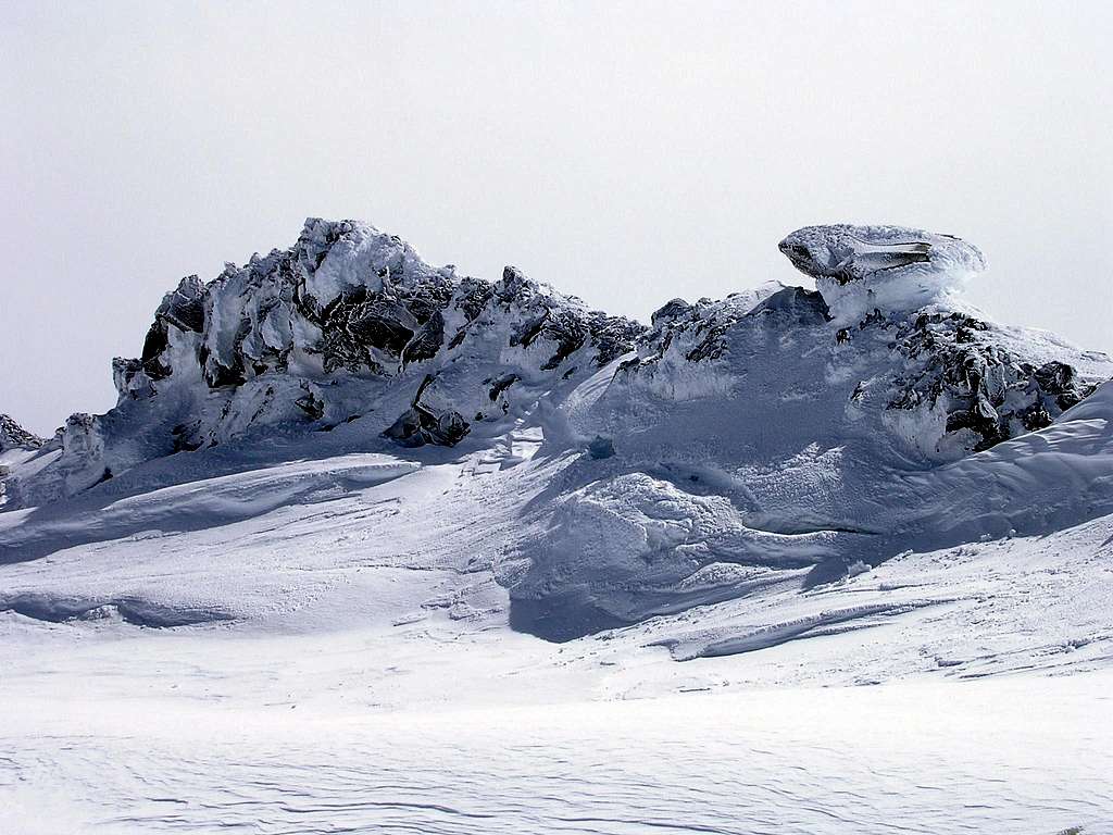 Mt Rainier's Summit Crater