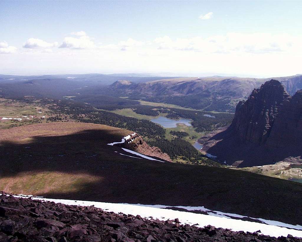 View NE from the summit