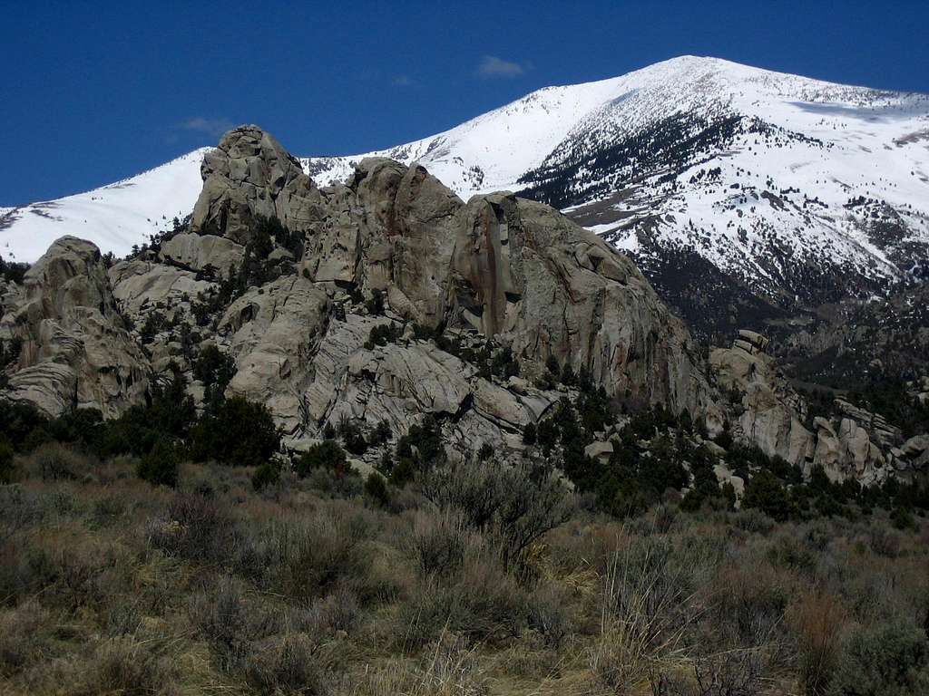 Cache Peak from Castle Rock Ranch