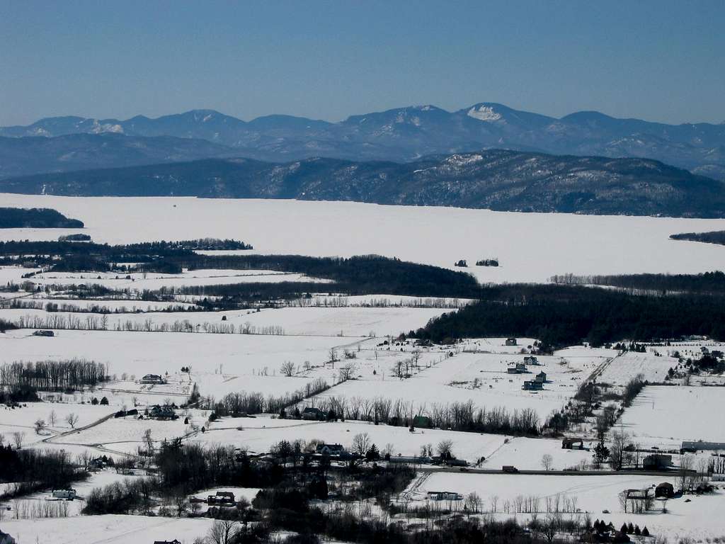 Winter view from Mt. Philo