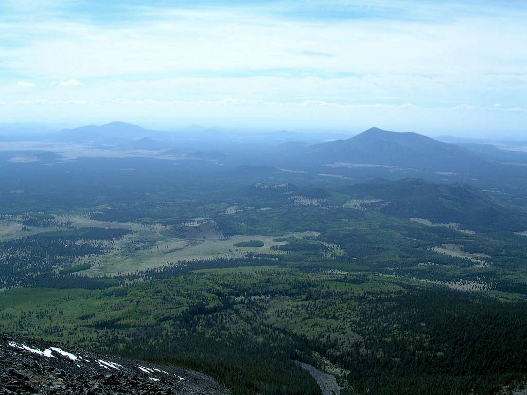 Humphreys Peak - looking west from the ridgeline