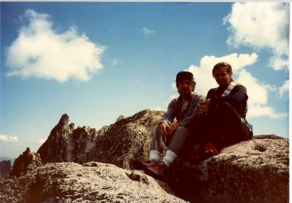 After climbing the West Ridge of Prusik Peak, August 13, 1986
