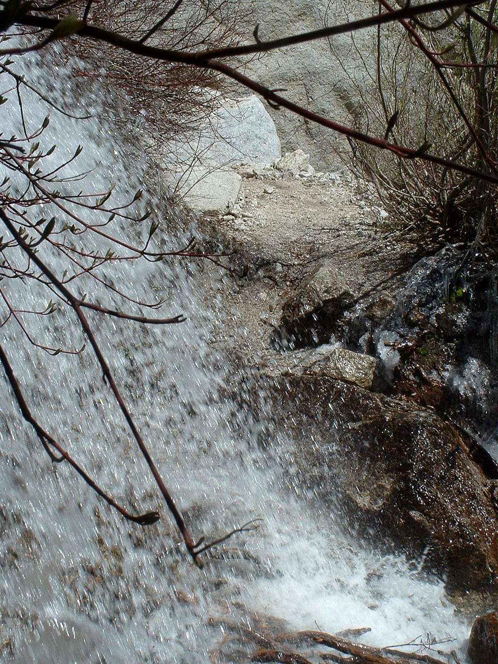 Waterfall, up close