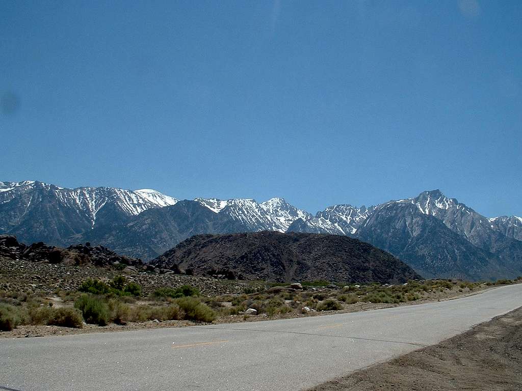 On way to Lone Pine, from Whitney Portal