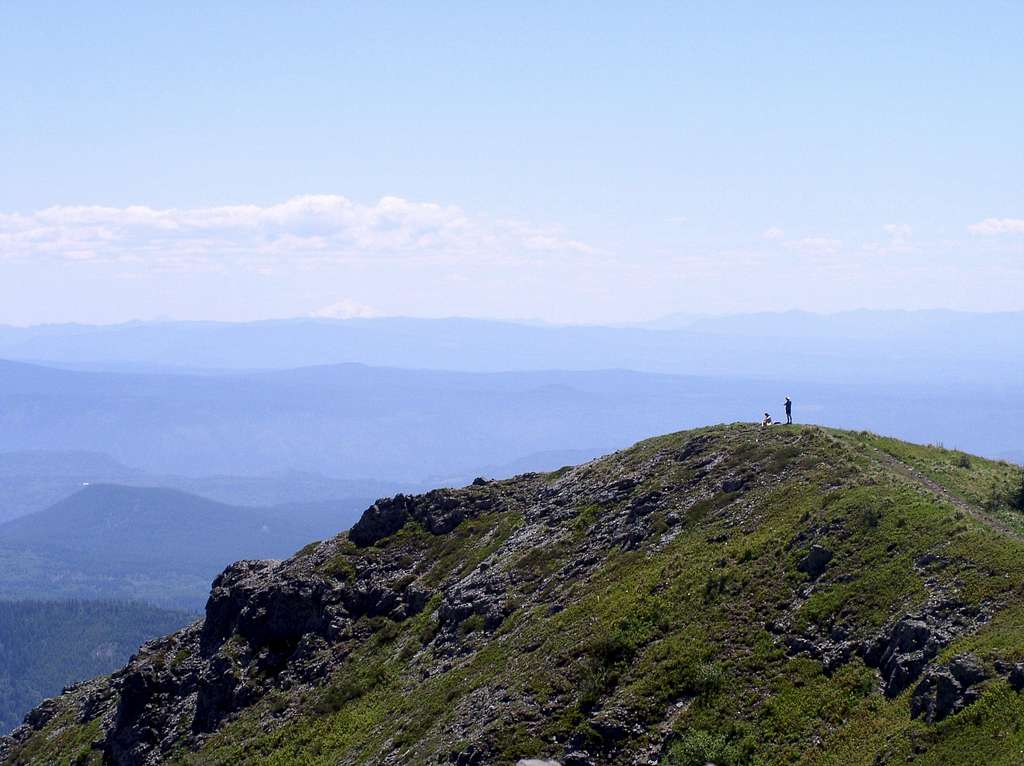 Looking South from the Silver Star summit