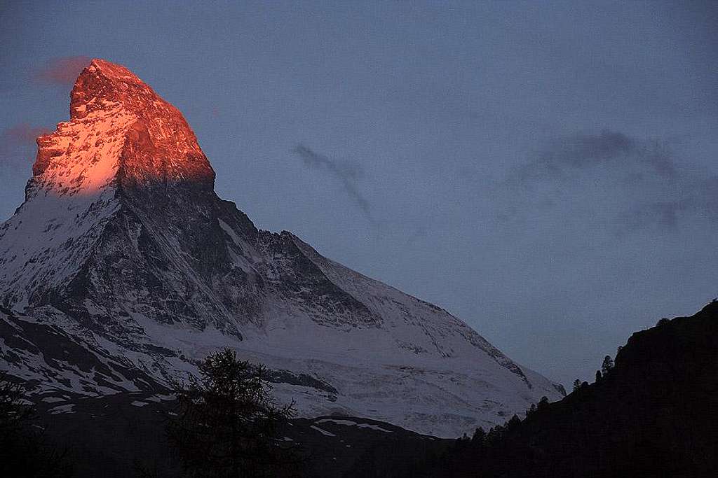 Cervino at Sunrise from Zermatt