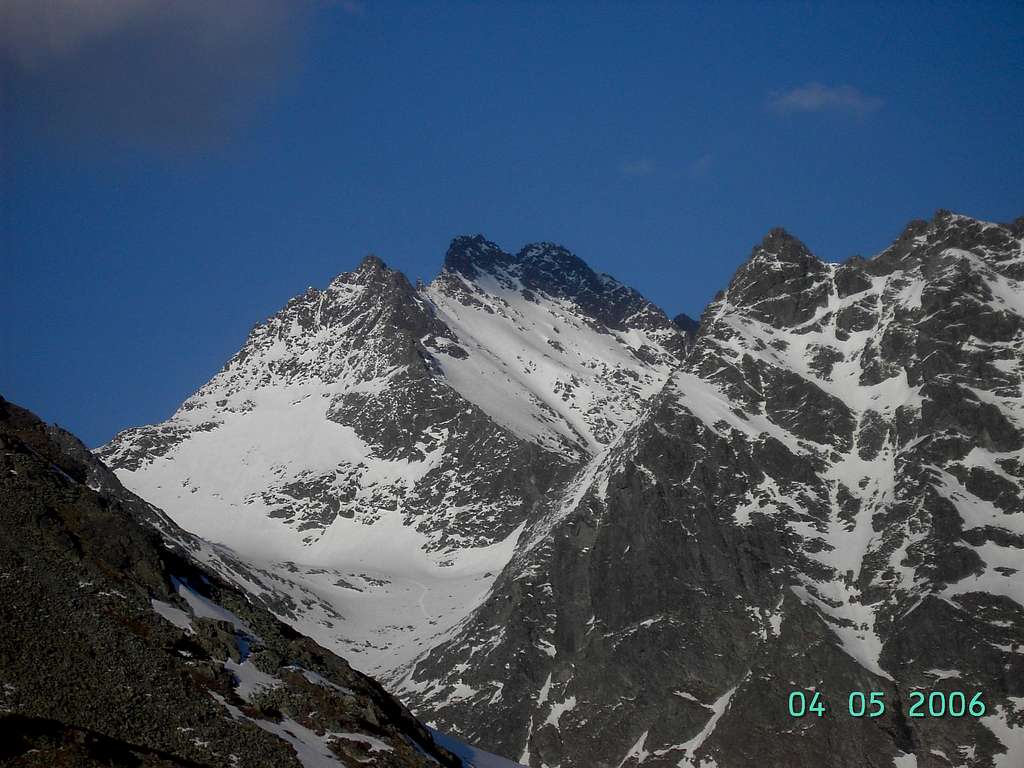 Wysoka from descent from Koprowa Pass
