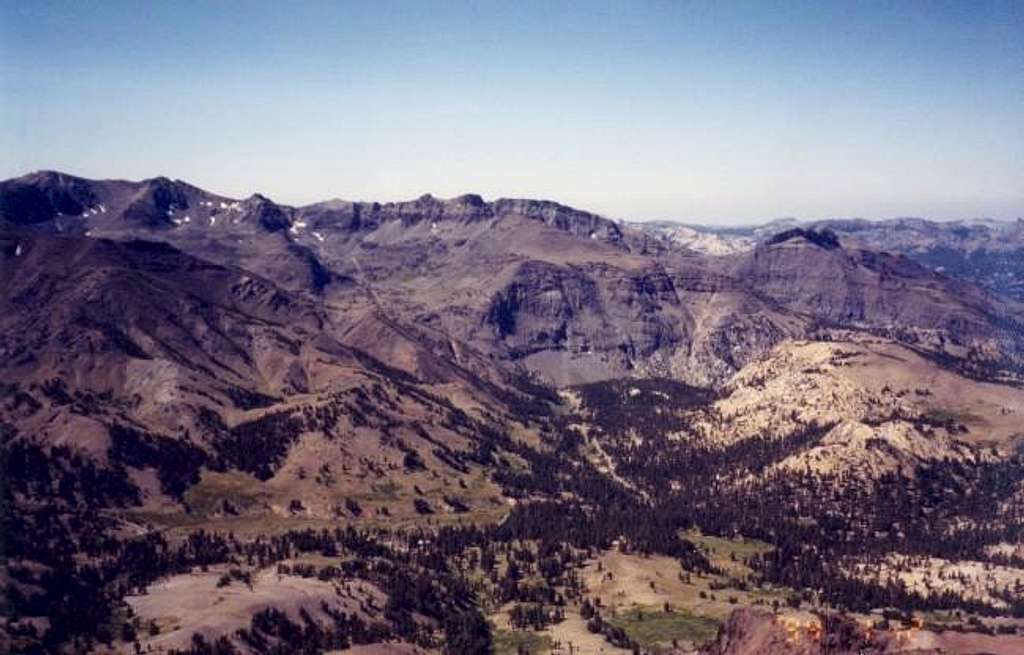 View of Leavitt Peak and Blue...