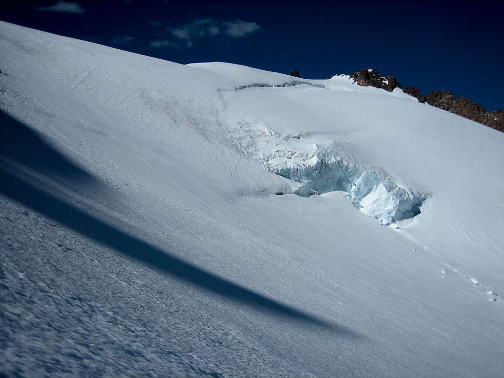 Upper icefall on Whitney Glacier