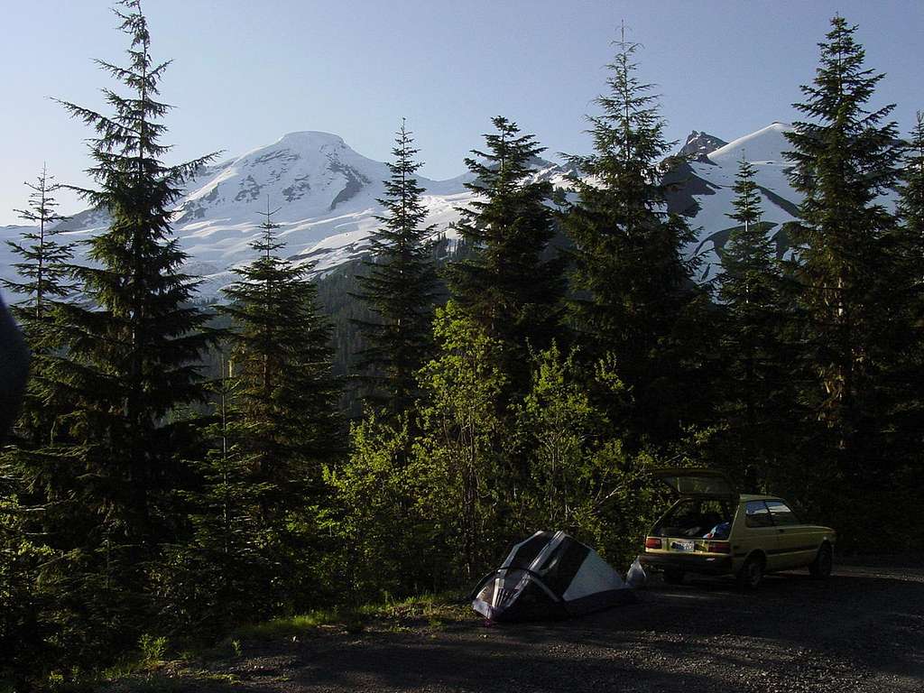Car Camping Mount Baker