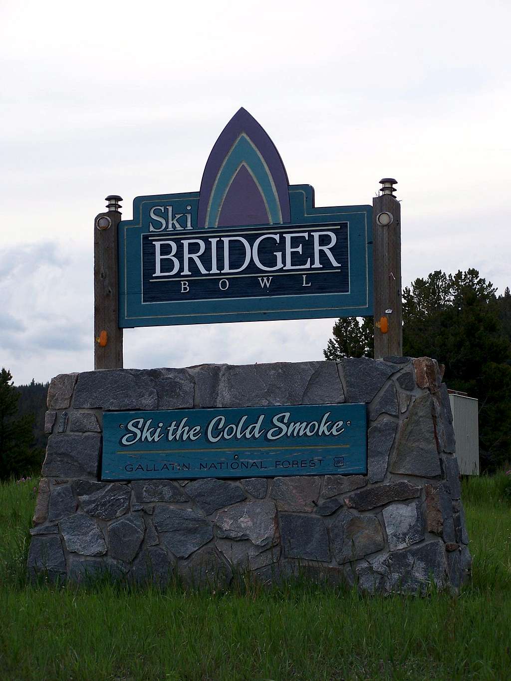 Bridger Bowl Entrance Sign