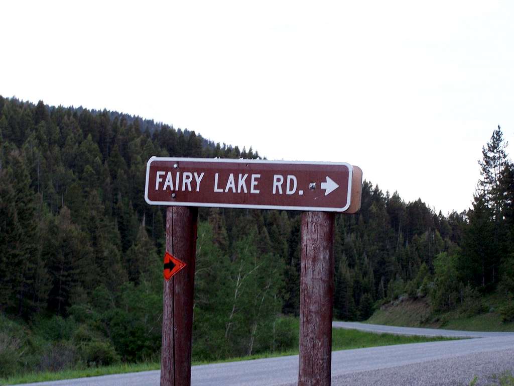 Fairy Lake sign