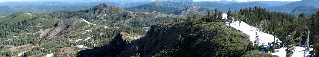 Panorama from Grouse Ridge