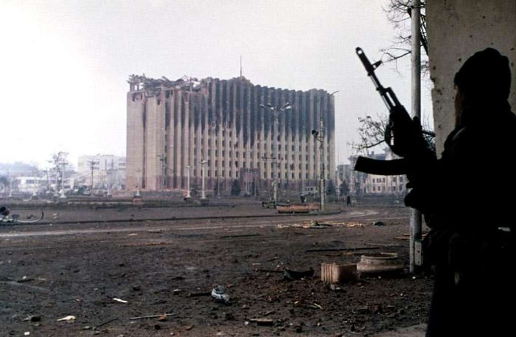 Destroyed Grozny