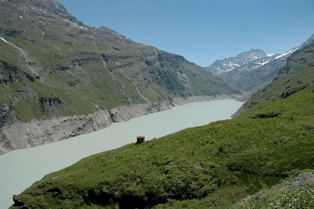 Mauvoisin dam, Mont Gelé