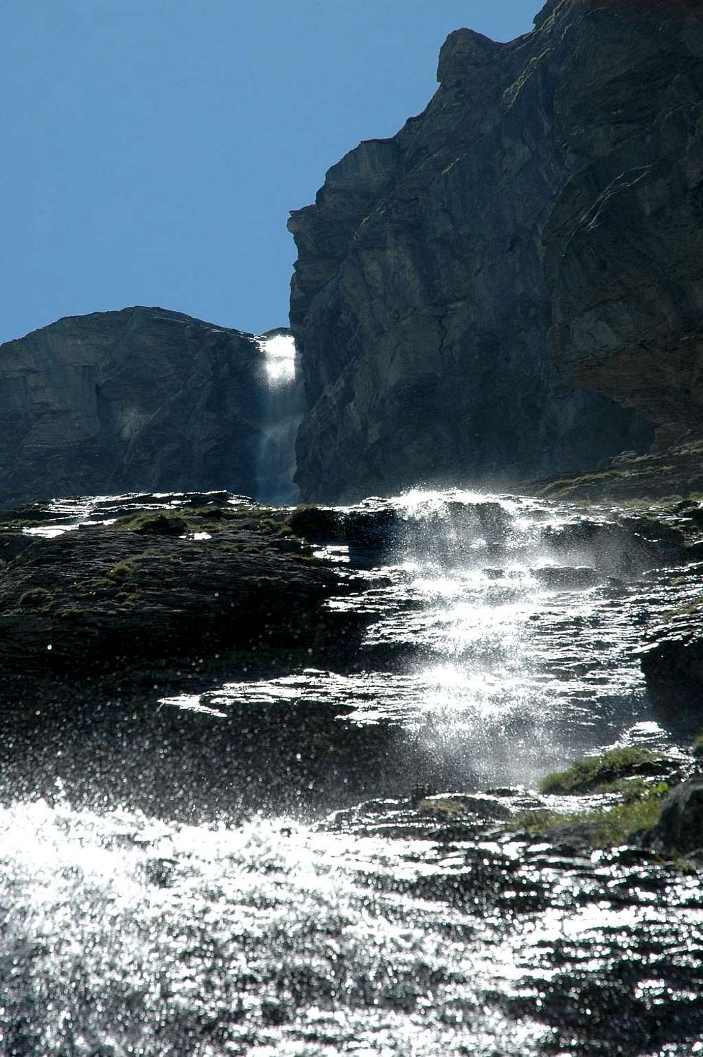 Water fall in Dranse valley
