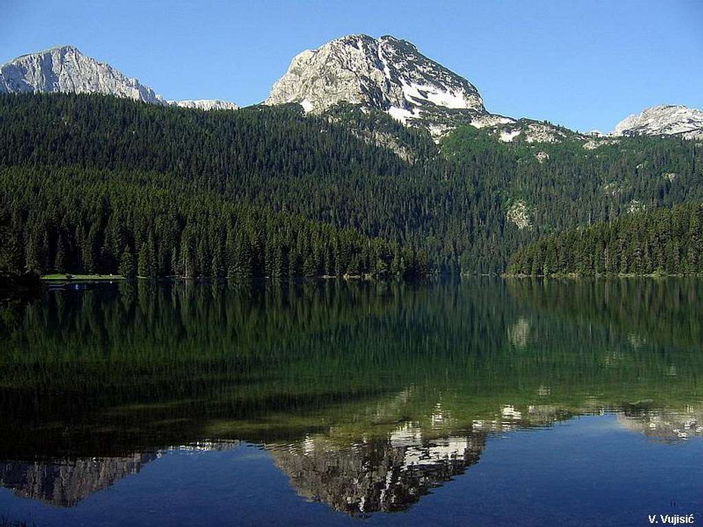 Reflection in Crno Jezero (Black Lake)