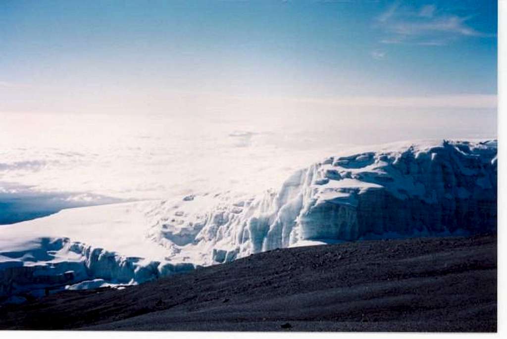 The glaciers and clouds...