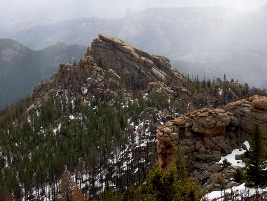 A view from Lake Park Peak's...