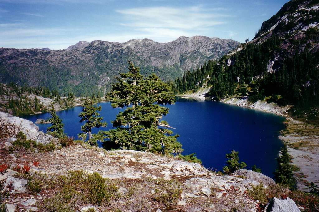 Flower Ridge from Cream Lake