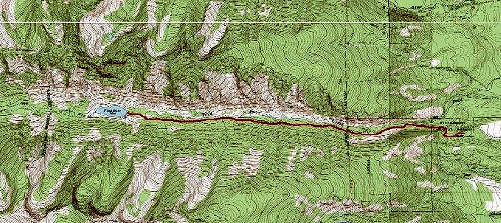 Fred Burr Trail Map