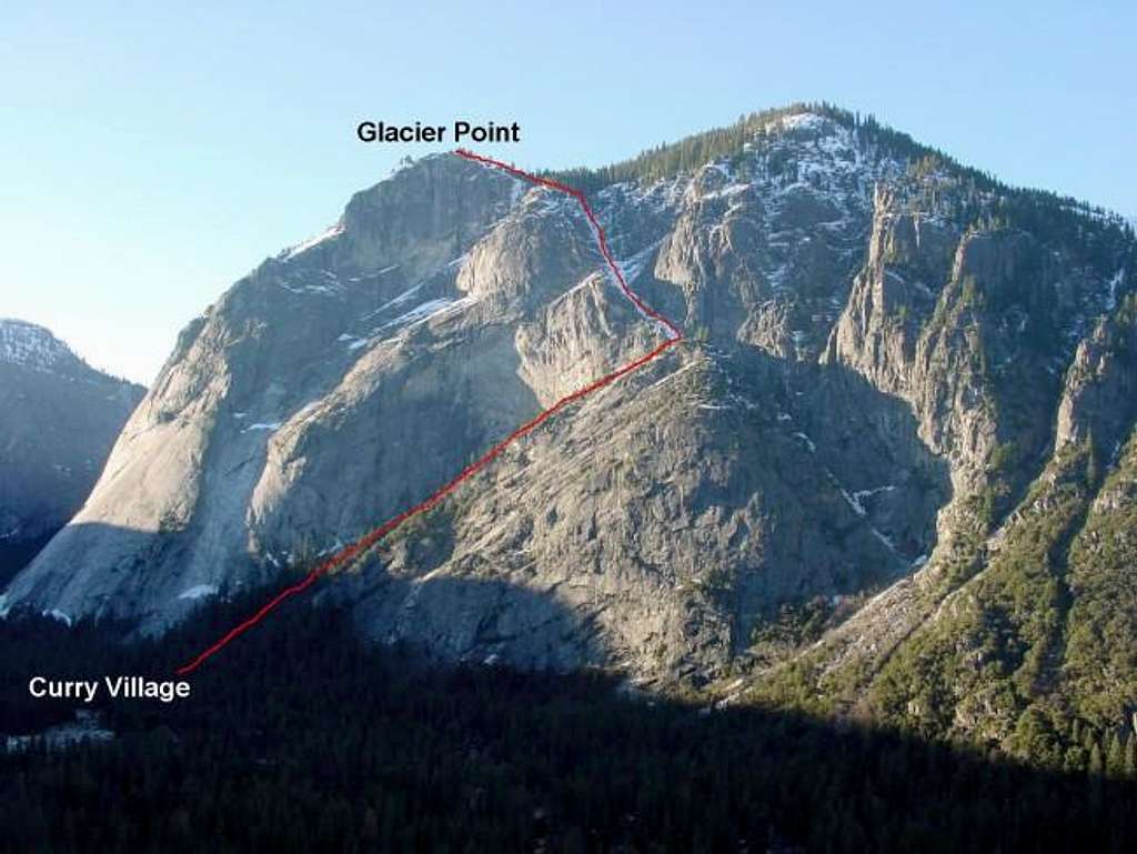 The Ledge Trail in Yosemite...