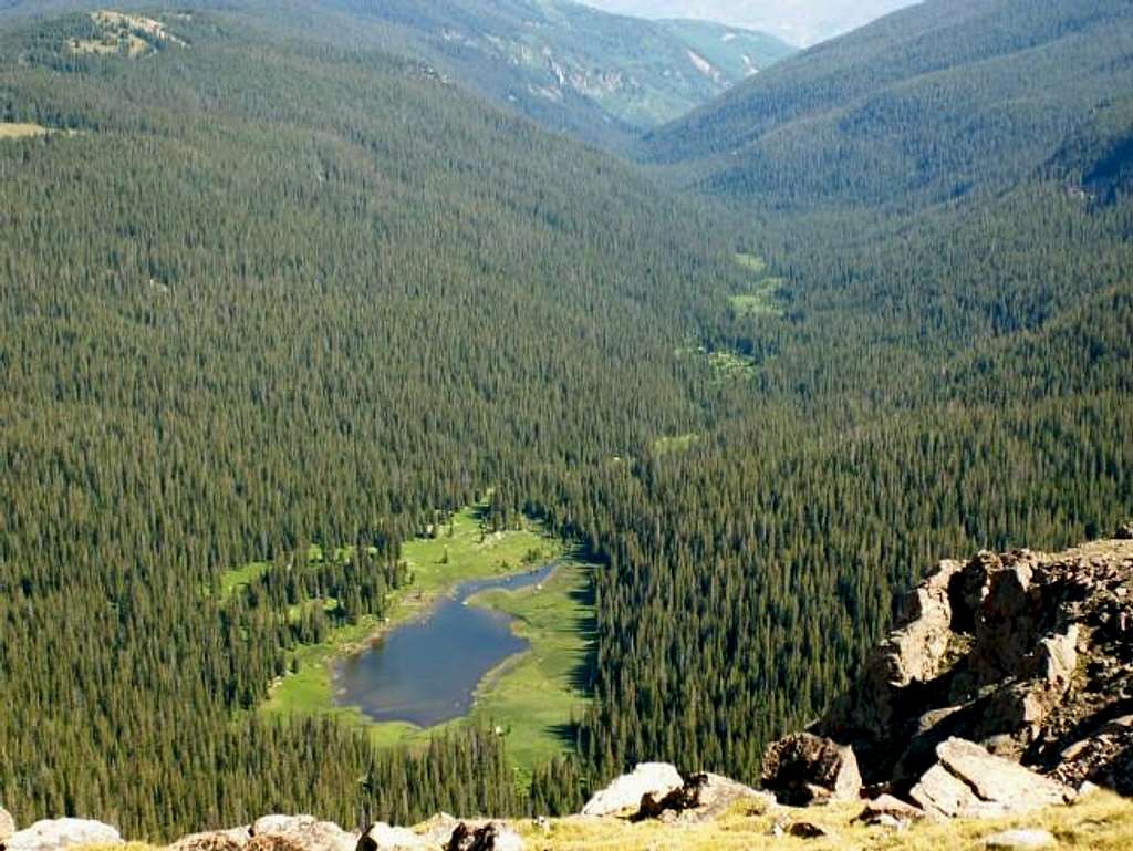 Turqoise Lake and the Beaver Creek Valley