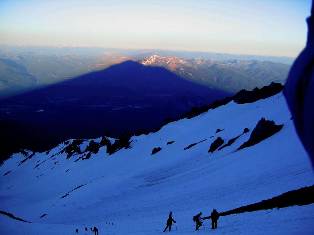 This morning's view down Avi Gulch