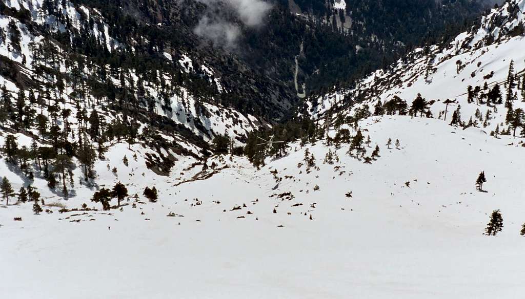 Rescue Helicopter in Baldy Bowl