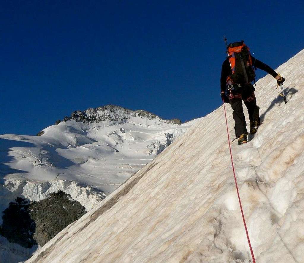 Climbing Roche Faurio