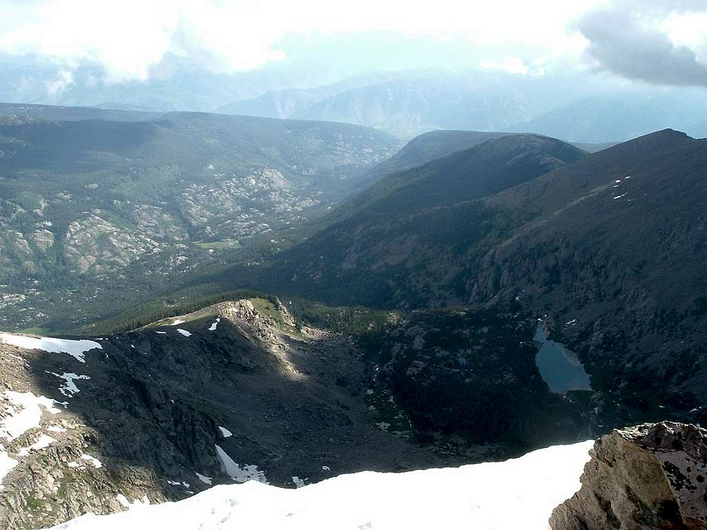 Lake Patricia and East Cross Creek valley