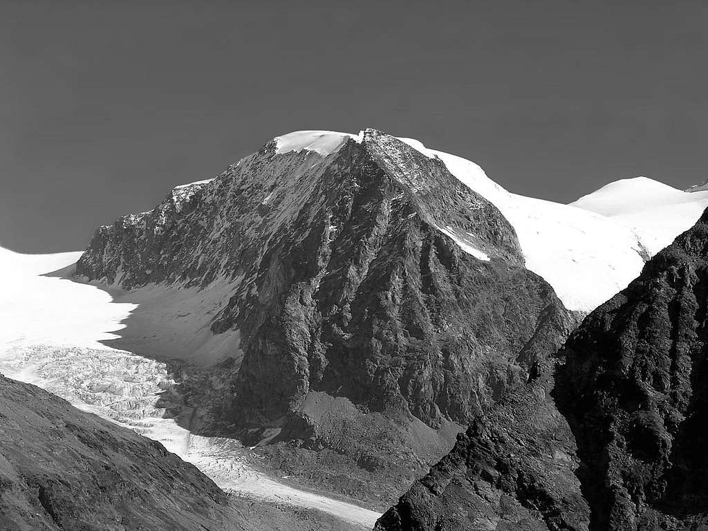 La Serpentine (3713 m) vista dal Mont Avril (3347 m)