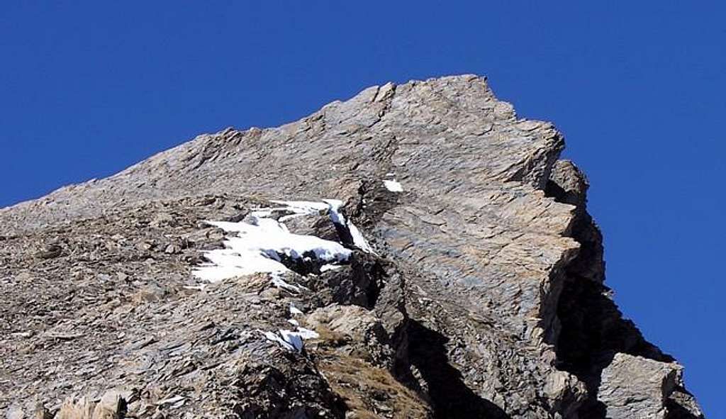 La vetta del Mont Favre (2967 m)