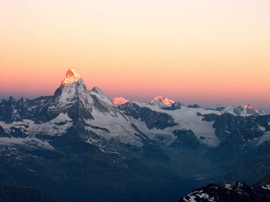 Sunset on Matterhorn