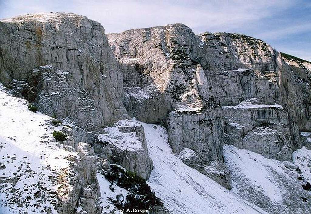 Troglav - northern side