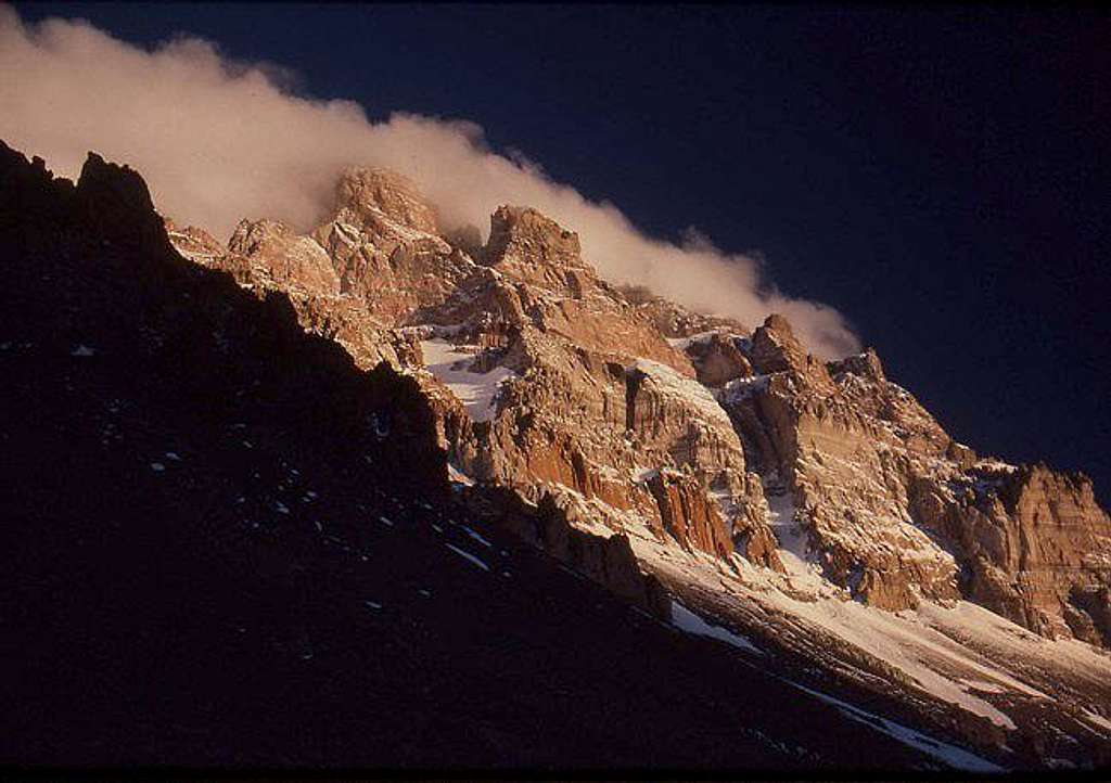 A view of Aconcagua from Camp...