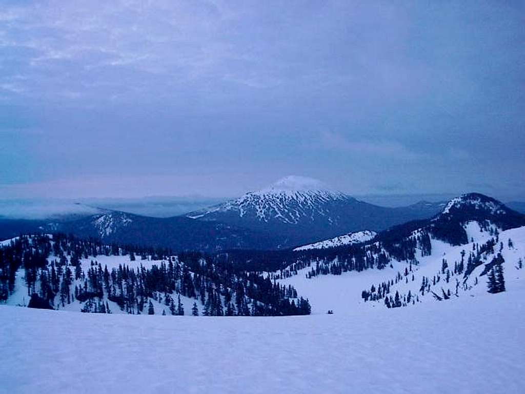 Mt. Bachelor in the morning...
