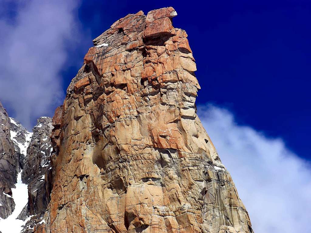 La vetta del Grand Capucin (3838m),