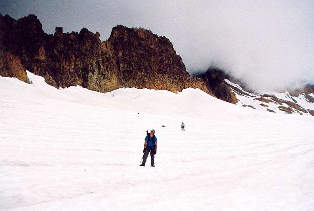 South Twin - on the glacier