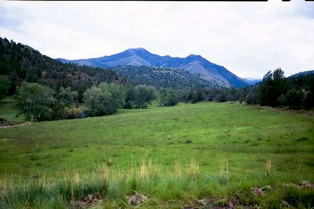 West ridge of Fields Peak...