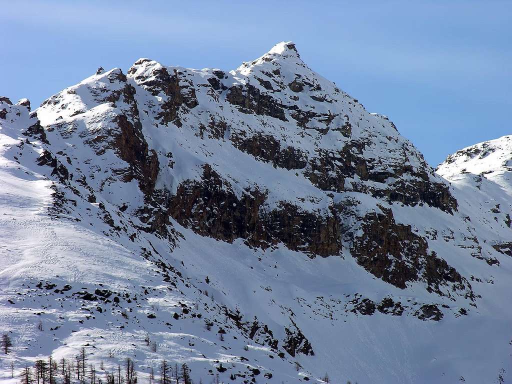 La Becca del Merlo o di Chamin (2961 m)