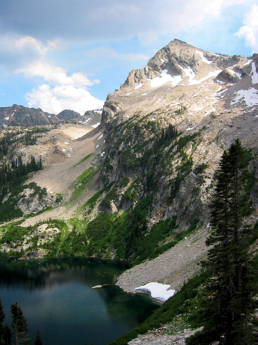 Alpine Peak and Lake