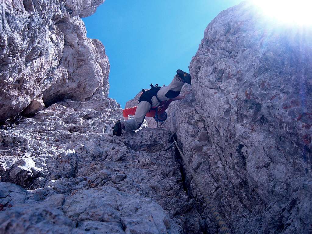 The 4th pitch on the SE face