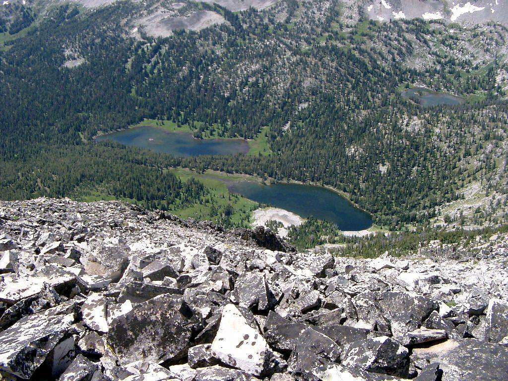 Rock Island Lakes from Summit
