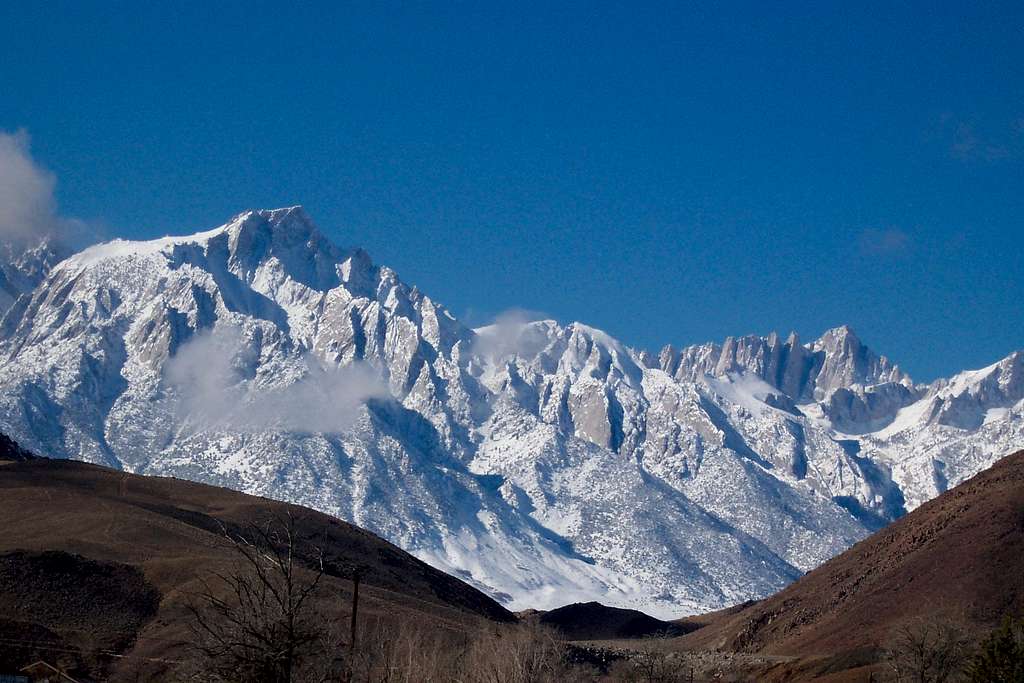 Whitney in winter